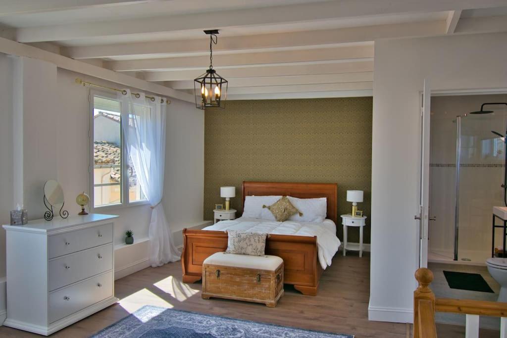 Maison De Charme Centre Lezignan-C. Avec Terrasse Villa Esterno foto