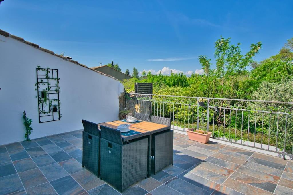 Maison De Charme Centre Lezignan-C. Avec Terrasse Villa Esterno foto