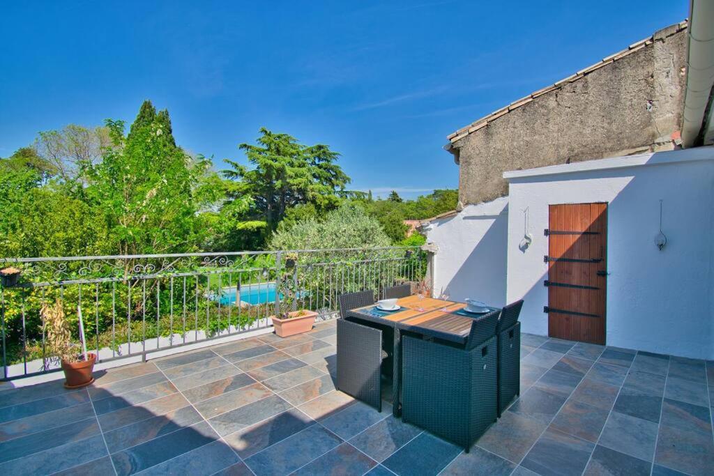 Maison De Charme Centre Lezignan-C. Avec Terrasse Villa Esterno foto
